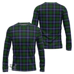 ScotsTee Shop Scottish MacRow Hunting Clan Tartan Long Sleeve T Shirt