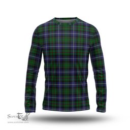 ScotsTee Shop Scottish MacRow Hunting Clan Tartan Long Sleeve T Shirt