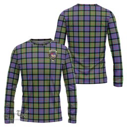 ScotsTee Shop Scottish MacDonald Ancient Clan Crest Tartan Long Sleeve T Shirt