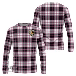 ScotsTee Shop Scottish MacPherson Hunting Modern Clan Crest Tartan Long Sleeve T Shirt
