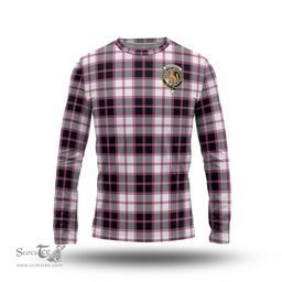 ScotsTee Shop Scottish MacPherson Hunting Modern Clan Crest Tartan Long Sleeve T Shirt