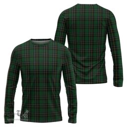 ScotsTee Shop Scottish MacAlpin Clan Tartan Long Sleeve T Shirt
