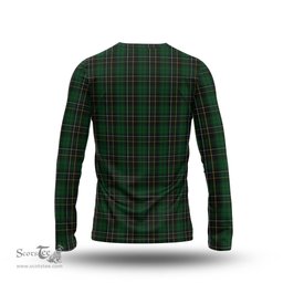 ScotsTee Shop Scottish MacAlpin Clan Tartan Long Sleeve T Shirt