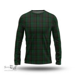 ScotsTee Shop Scottish MacAlpin Clan Tartan Long Sleeve T Shirt
