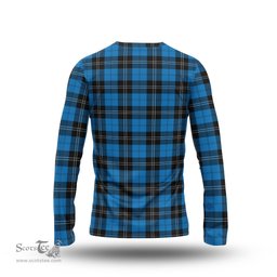 ScotsTee Shop Scottish Ramsay Blue Ancient Clan Tartan Long Sleeve T Shirt