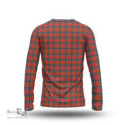 ScotsTee Shop Scottish Sinclair Ancient Clan Crest Tartan Long Sleeve T Shirt