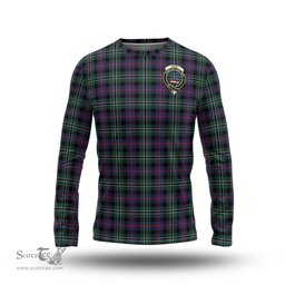 ScotsTee Shop Scottish Rose Hunting Modern Clan Crest Tartan Long Sleeve T Shirt