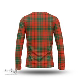 ScotsTee Shop Scottish MacAulay Ancient Clan Crest Tartan Long Sleeve T Shirt