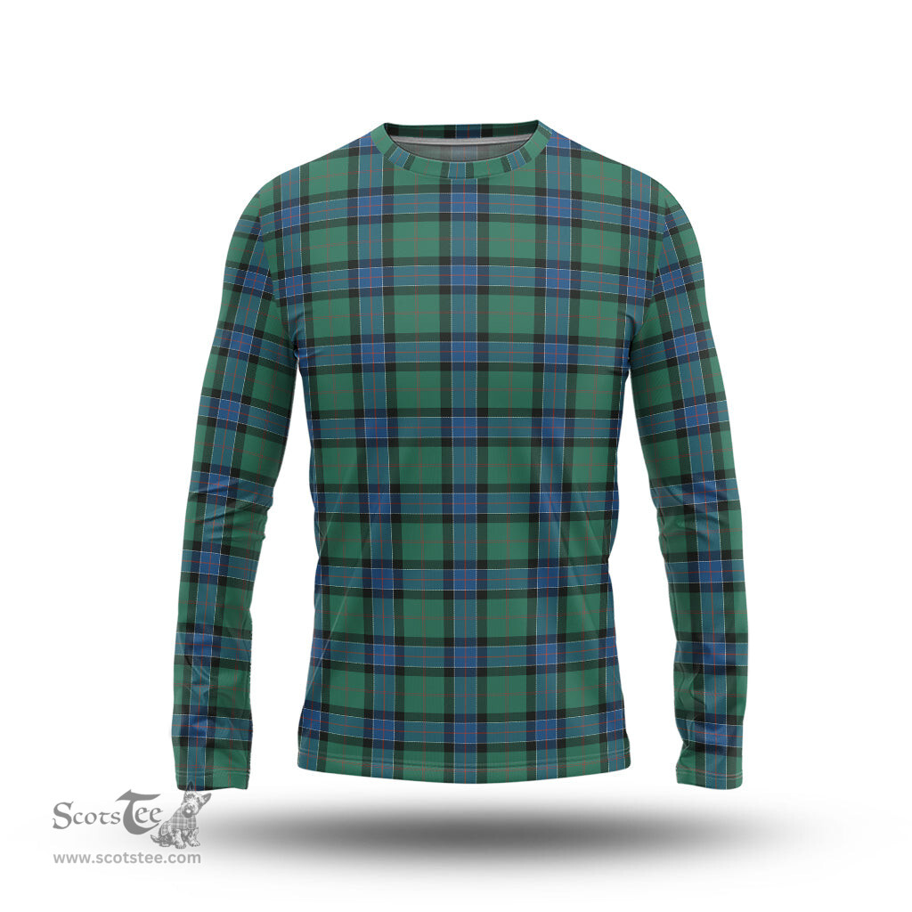 ScotsTee Shop Scottish Sinclair Hunting Ancient Clan Tartan Long Sleeve T Shirt