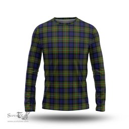ScotsTee Shop Scottish MacLaren Modern Clan Tartan Long Sleeve T Shirt