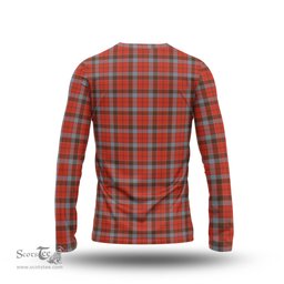 ScotsTee Shop Scottish Robertson Weathered Clan Crest Tartan Long Sleeve T Shirt