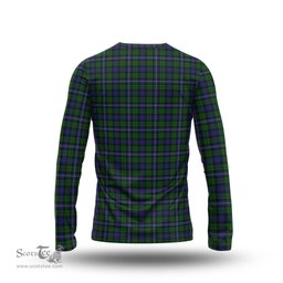 ScotsTee Shop Scottish Robertson Hunting Clan Crest Tartan Long Sleeve T Shirt