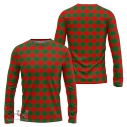 ScotsTee Shop Scottish Moncrieff Modern Clan Tartan Long Sleeve T Shirt