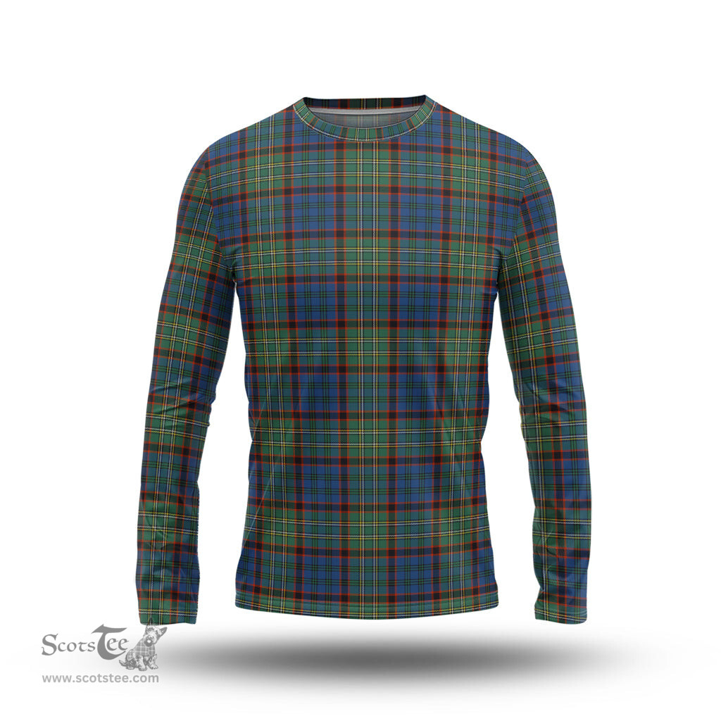 ScotsTee Shop Scottish Nicolson Hunting Ancient Clan Tartan Long Sleeve T Shirt