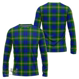 ScotsTee Shop Scottish Maitland Clan Tartan Long Sleeve T Shirt