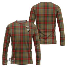 ScotsTee Shop Scottish Muirhead Old Clan Crest Tartan Long Sleeve T Shirt