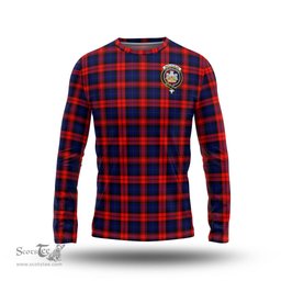 ScotsTee Shop Scottish MacLachlan Modern Clan Crest Tartan Long Sleeve T Shirt