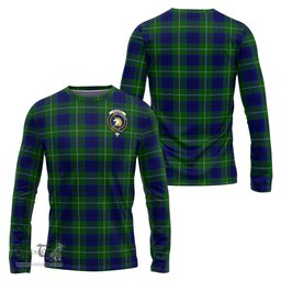 ScotsTee Shop Scottish Oliphant Modern Clan Crest Tartan Long Sleeve T Shirt