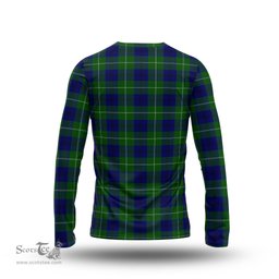 ScotsTee Shop Scottish Oliphant Modern Clan Crest Tartan Long Sleeve T Shirt