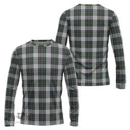 ScotsTee Shop Scottish Pritchard Clan Tartan Long Sleeve T Shirt