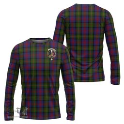 ScotsTee Shop Scottish MacLennan Clan Crest Tartan Long Sleeve T Shirt