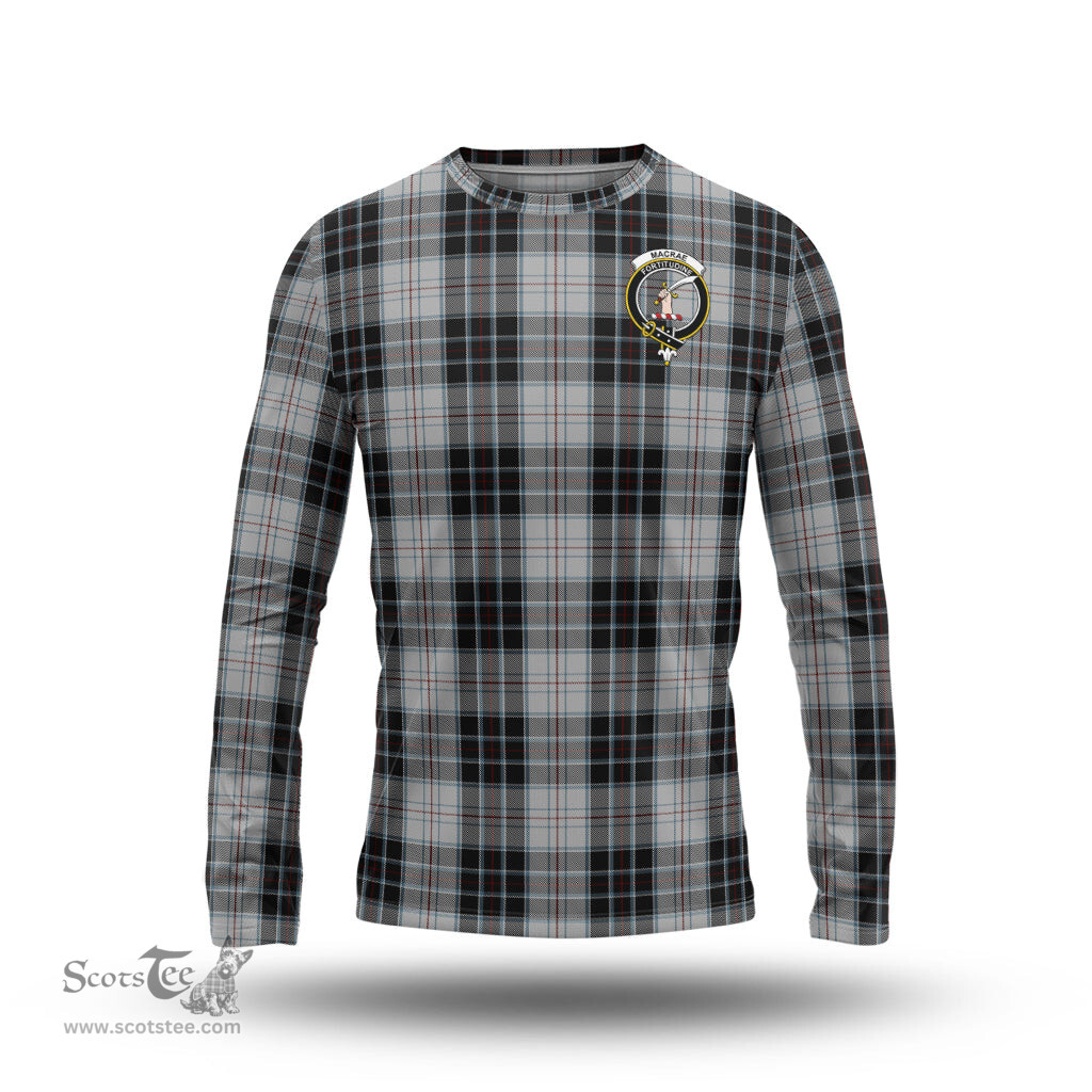 ScotsTee Shop Scottish MacRae Dress Clan Crest Tartan Long Sleeve T Shirt