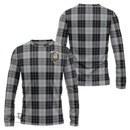 ScotsTee Shop Scottish MacRae Dress Clan Crest Tartan Long Sleeve T Shirt