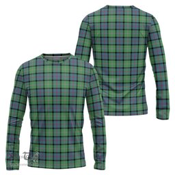 ScotsTee Shop Scottish MacThomas Ancient Clan Tartan Long Sleeve T Shirt