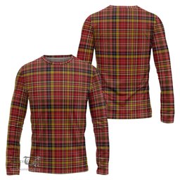 ScotsTee Shop Scottish Ogilvie (Ogilvy) of Strathallan Clan Tartan Long Sleeve T Shirt