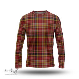 ScotsTee Shop Scottish Ogilvie (Ogilvy) of Strathallan Clan Tartan Long Sleeve T Shirt