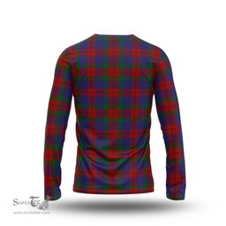 ScotsTee Shop Scottish Skene of Cromar Clan Crest Tartan Long Sleeve T Shirt