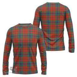 ScotsTee Shop Scottish MacLean of Duart Ancient Clan Tartan Long Sleeve T Shirt