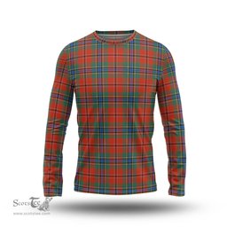ScotsTee Shop Scottish MacLean of Duart Ancient Clan Tartan Long Sleeve T Shirt