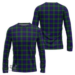 ScotsTee Shop Scottish MacKinlay Modern Clan Tartan Long Sleeve T Shirt