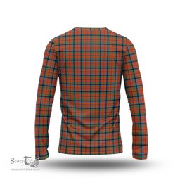 ScotsTee Shop Scottish MacNaughton Ancient Clan Crest Tartan Long Sleeve T Shirt