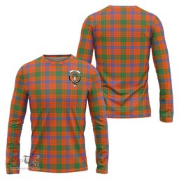 ScotsTee Shop Scottish Ross Ancient Clan Crest Tartan Long Sleeve T Shirt
