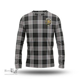 ScotsTee Shop Scottish MacPherson Dress Clan Crest Tartan Long Sleeve T Shirt