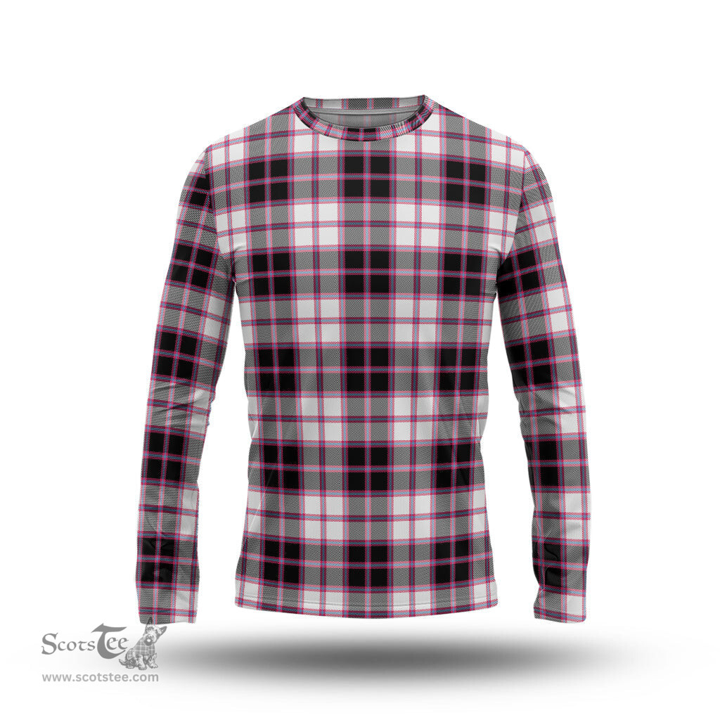 ScotsTee Shop Scottish MacPherson Hunting Modern Clan Tartan Long Sleeve T Shirt