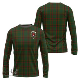 ScotsTee Shop Scottish Macnaughton Hunting Clan Crest Tartan Long Sleeve T Shirt
