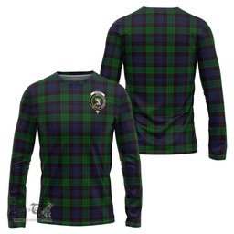 ScotsTee Shop Scottish Stewart Old Clan Crest Tartan Long Sleeve T Shirt