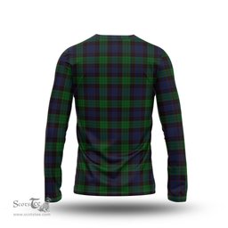 ScotsTee Shop Scottish Stewart Old Clan Crest Tartan Long Sleeve T Shirt