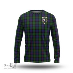 ScotsTee Shop Scottish Murray of Atholl Clan Crest Tartan Long Sleeve T Shirt