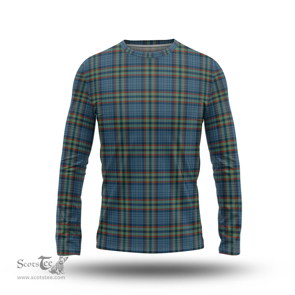 ScotsTee Shop Scottish Ralston UK Clan Tartan Long Sleeve T Shirt