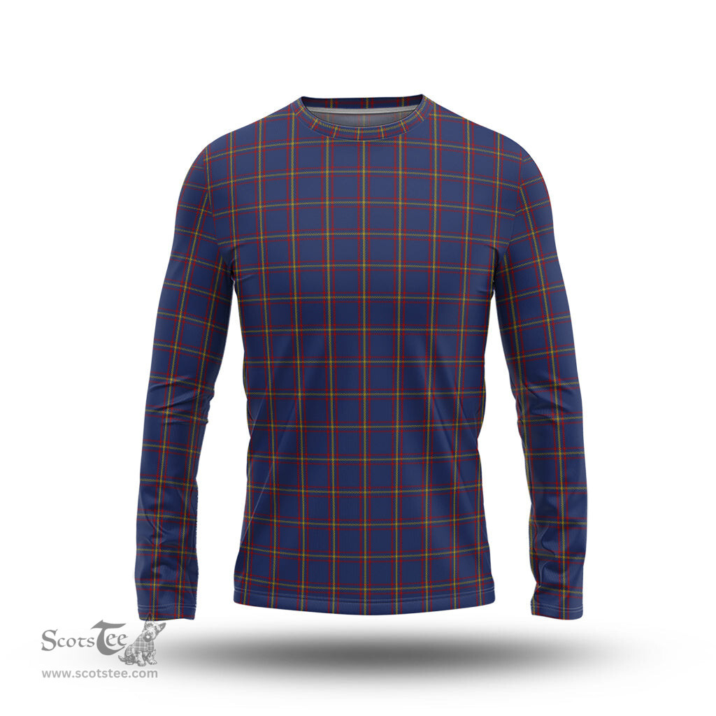 ScotsTee Shop Scottish MacLaine of Lochbuie Clan Tartan Long Sleeve T Shirt