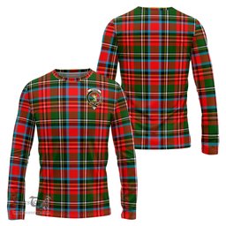 ScotsTee Shop Scottish Stewart Royal Clan Crest Tartan Long Sleeve T Shirt