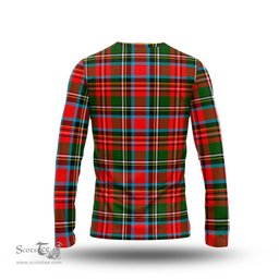 ScotsTee Shop Scottish Stewart Royal Clan Crest Tartan Long Sleeve T Shirt