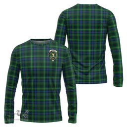 ScotsTee Shop Scottish Stewart Hunting Modern Clan Crest Tartan Long Sleeve T Shirt