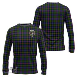 ScotsTee Shop Scottish Murray of Atholl Modern Clan Crest Tartan Long Sleeve T Shirt