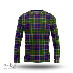 ScotsTee Shop Scottish Whitefoord modern Clan Tartan Long Sleeve T Shirt