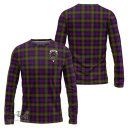 ScotsTee Shop Scottish MacDonell of Glengarry Modern Clan Crest Tartan Long Sleeve T Shirt